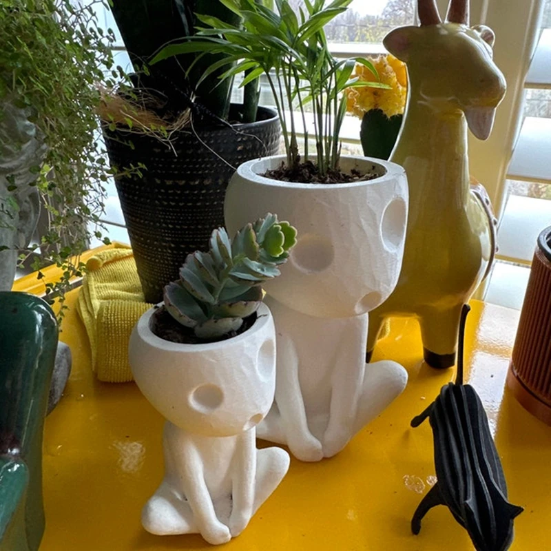 Snake Plant Ceramic - Kawaii Tree Elves vaso per fioriera