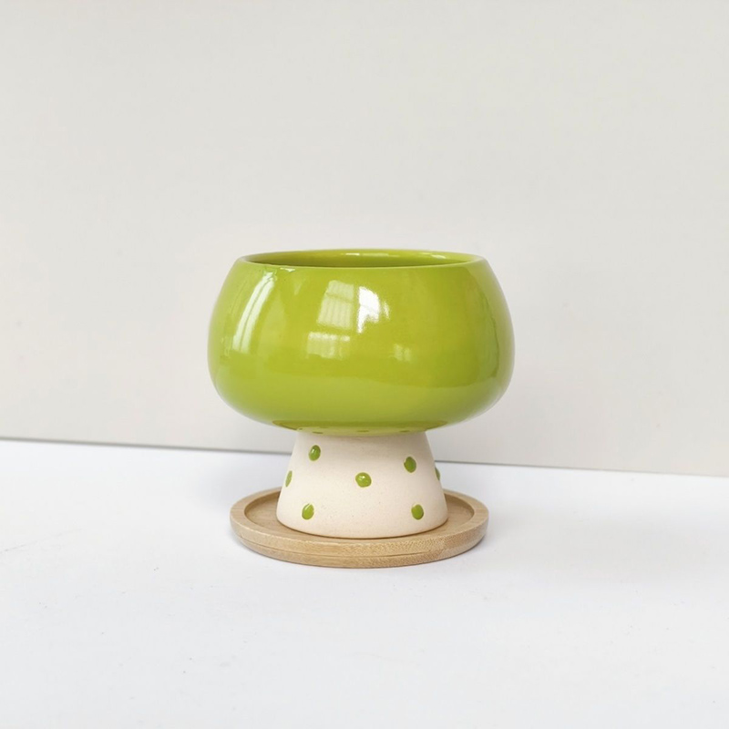 Snake Plant Ceramic - Elegante Vaso in Ceramica Minimalista per