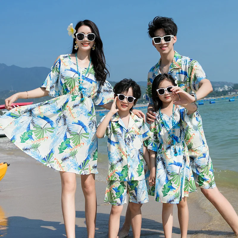Plant Parent Clothing - Coppia di vacanze Look Abiti genitore-figlio