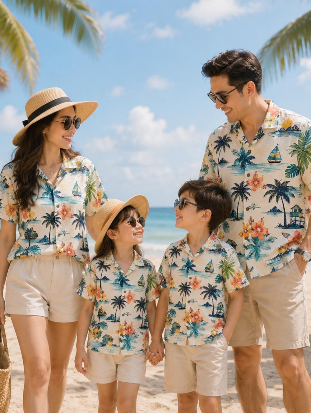 Plant Parent Clothing - Camicia Estiva Hawaiana per Bambini con