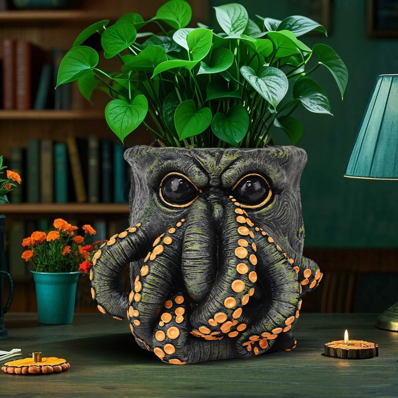 Snake Plant Ceramic - Vaso Creativo in Resina - Contenitore