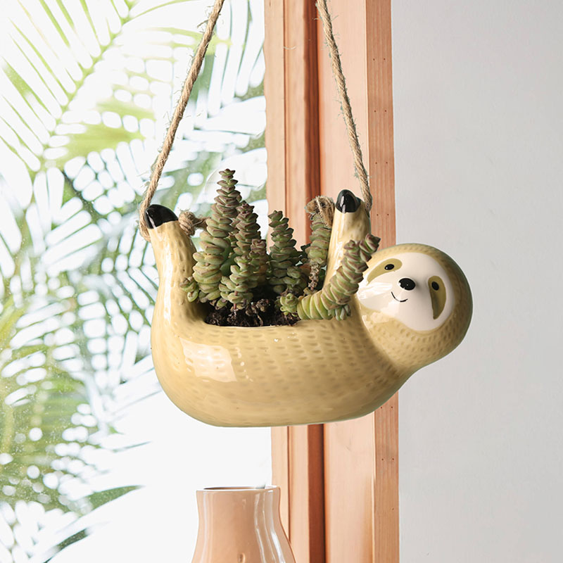 Snake Plant Ceramic - 1 pz vasi per piante sospese